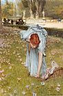 Sir Lawrence Alma-Tadema flora painting